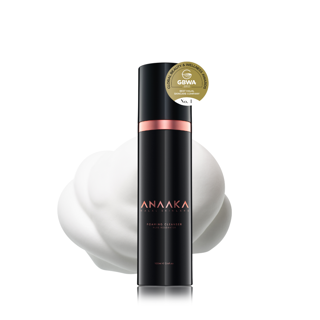 ANAAKA halal-certified Foaming Cleanser, made in Italy