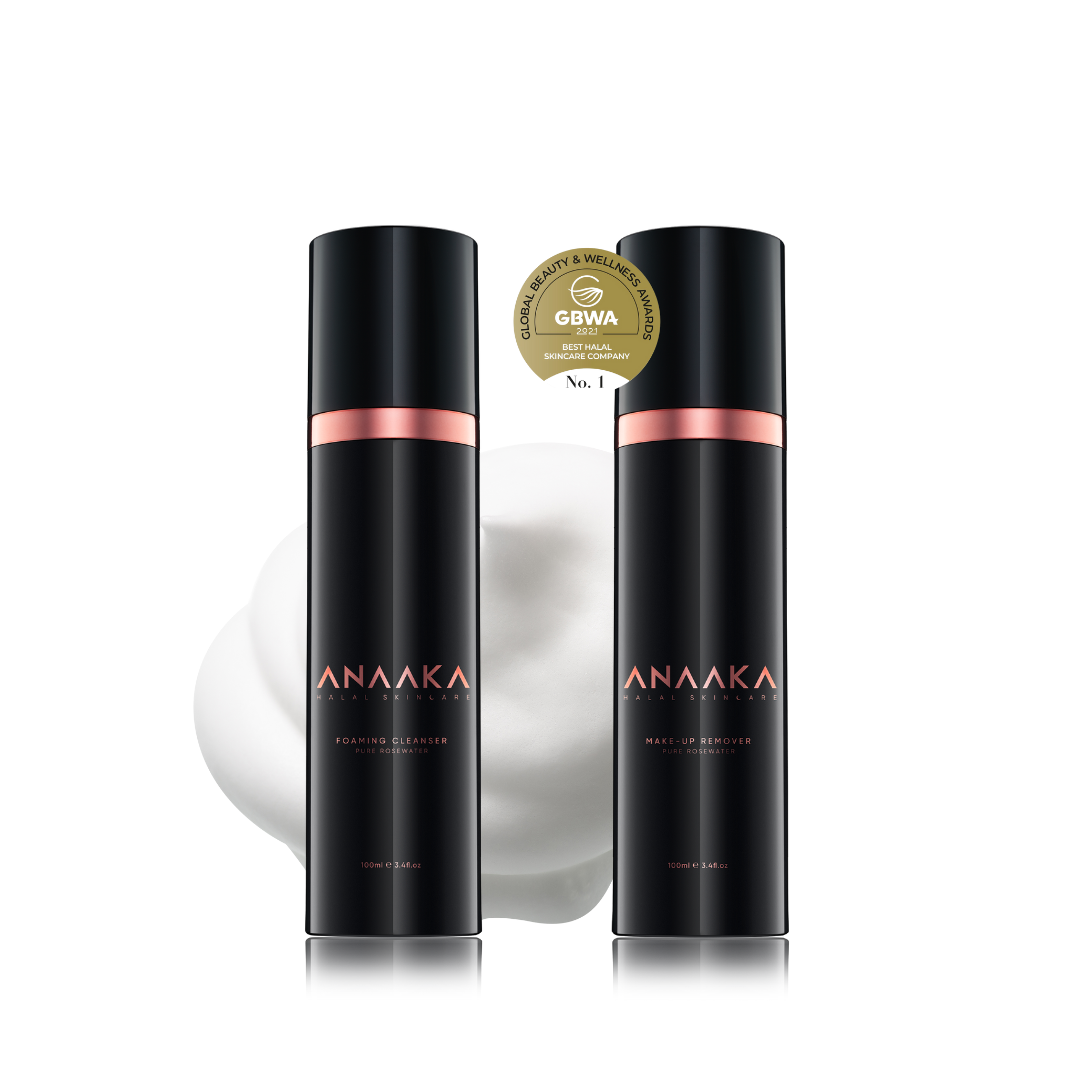 Double Cleansing Pack ANAAKA, soins premium certifiés halal