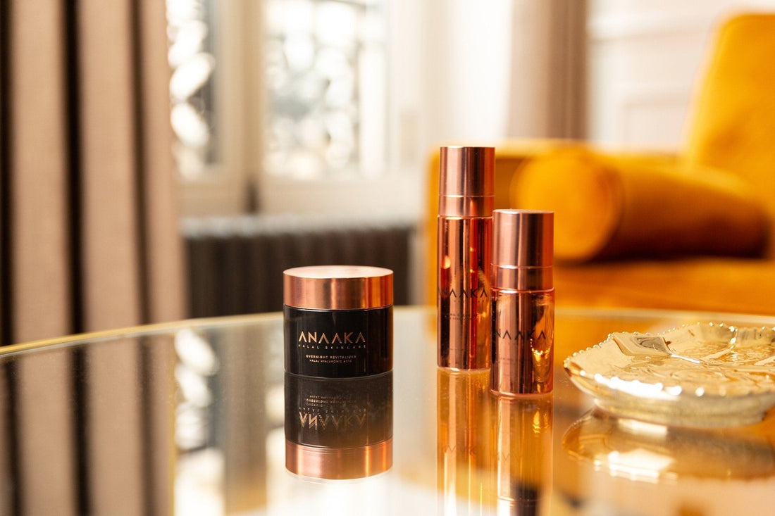 Halal-certified hyaluronic acid skincare by ANAAKA